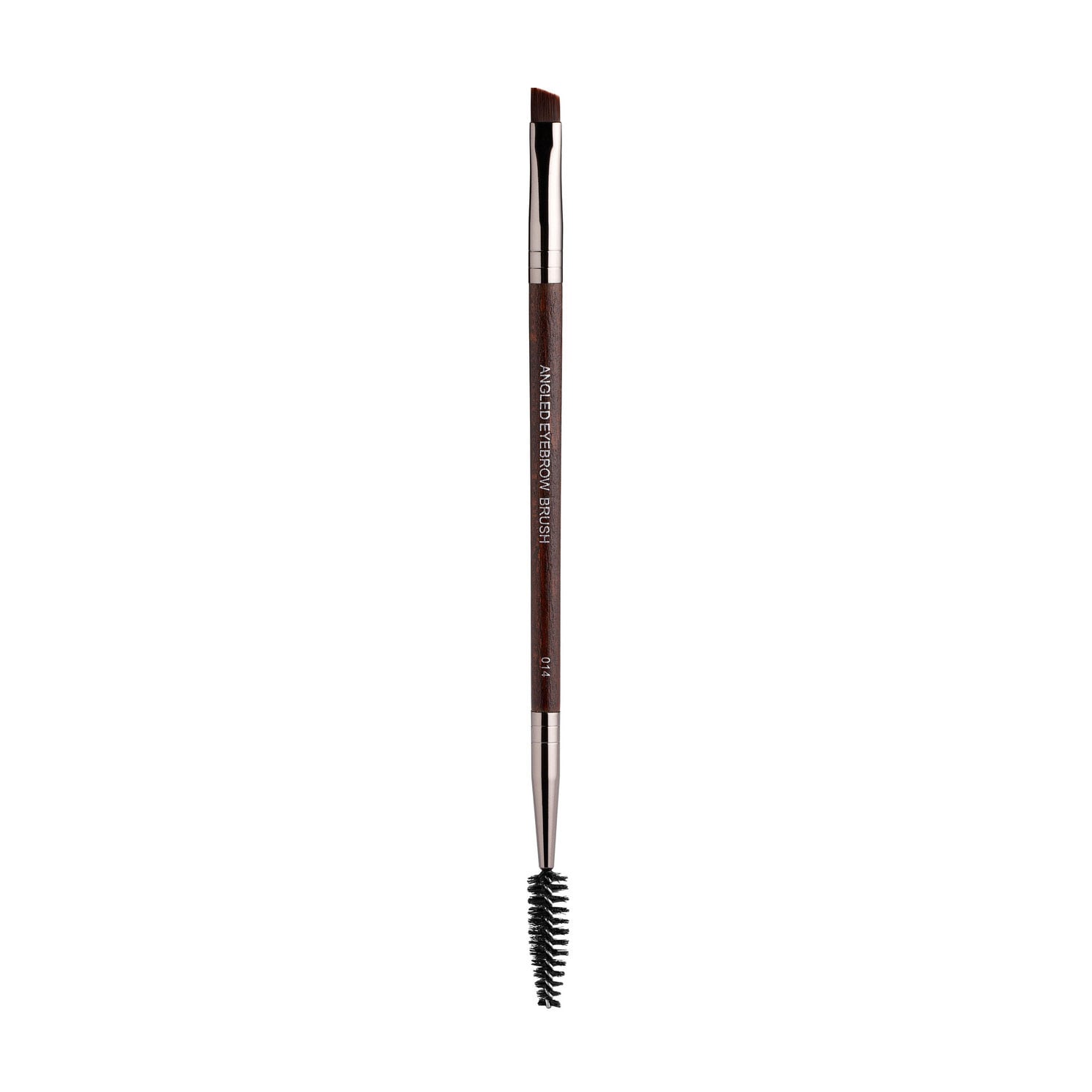 Уцінка! Двосторонній пензель для макіяжу брів Bogenia Professional Angled Eyebrow Brush 014, синтетичний ворс (BG200)